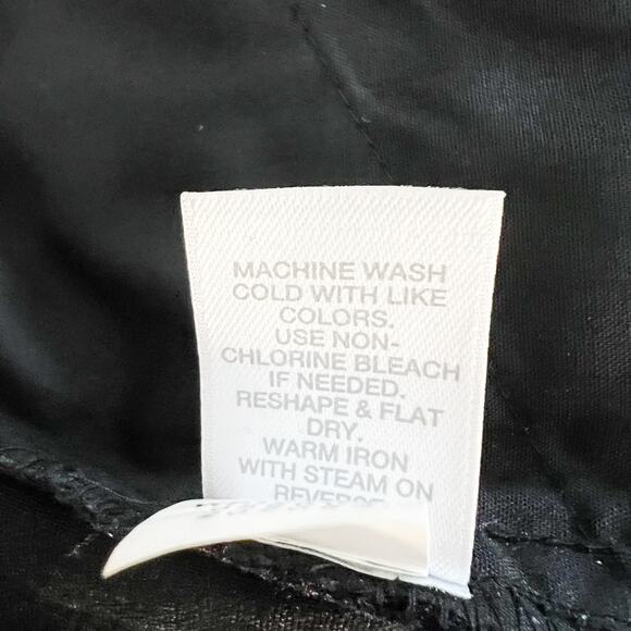 J.Jill Linen Pants Womens 10 Stretch Minimalist Elastic Wide Leg Coastal Boho - Picture 6 of 6